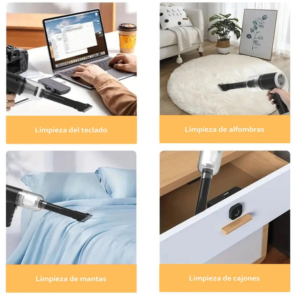 Mini Aspirador Portátil Multifuncional