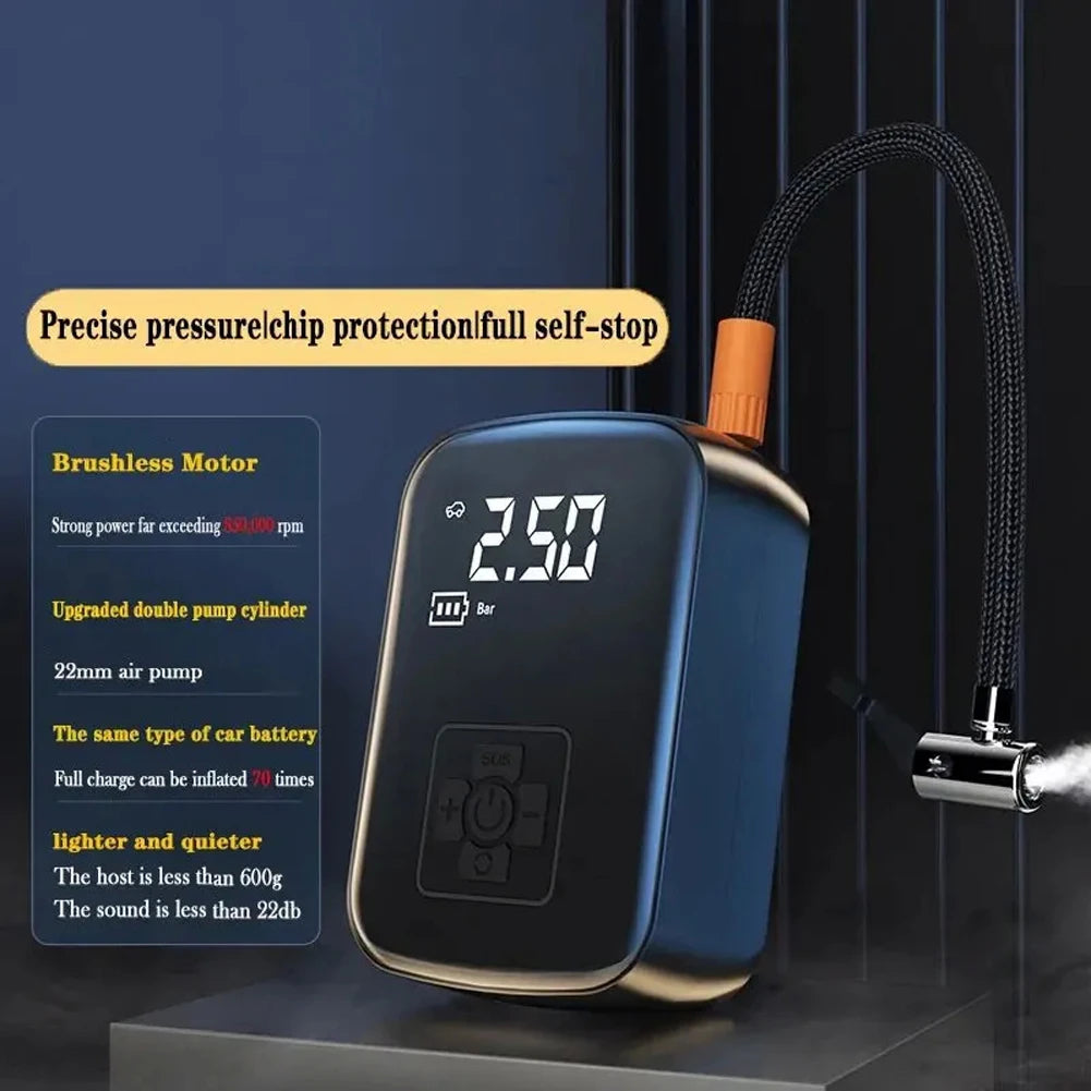 Inflador de Pneus Portátil