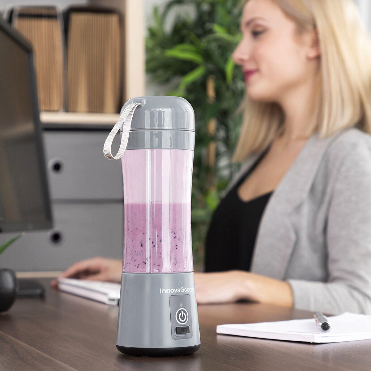 Batidora de Vaso Portátil Recargable Shakuit