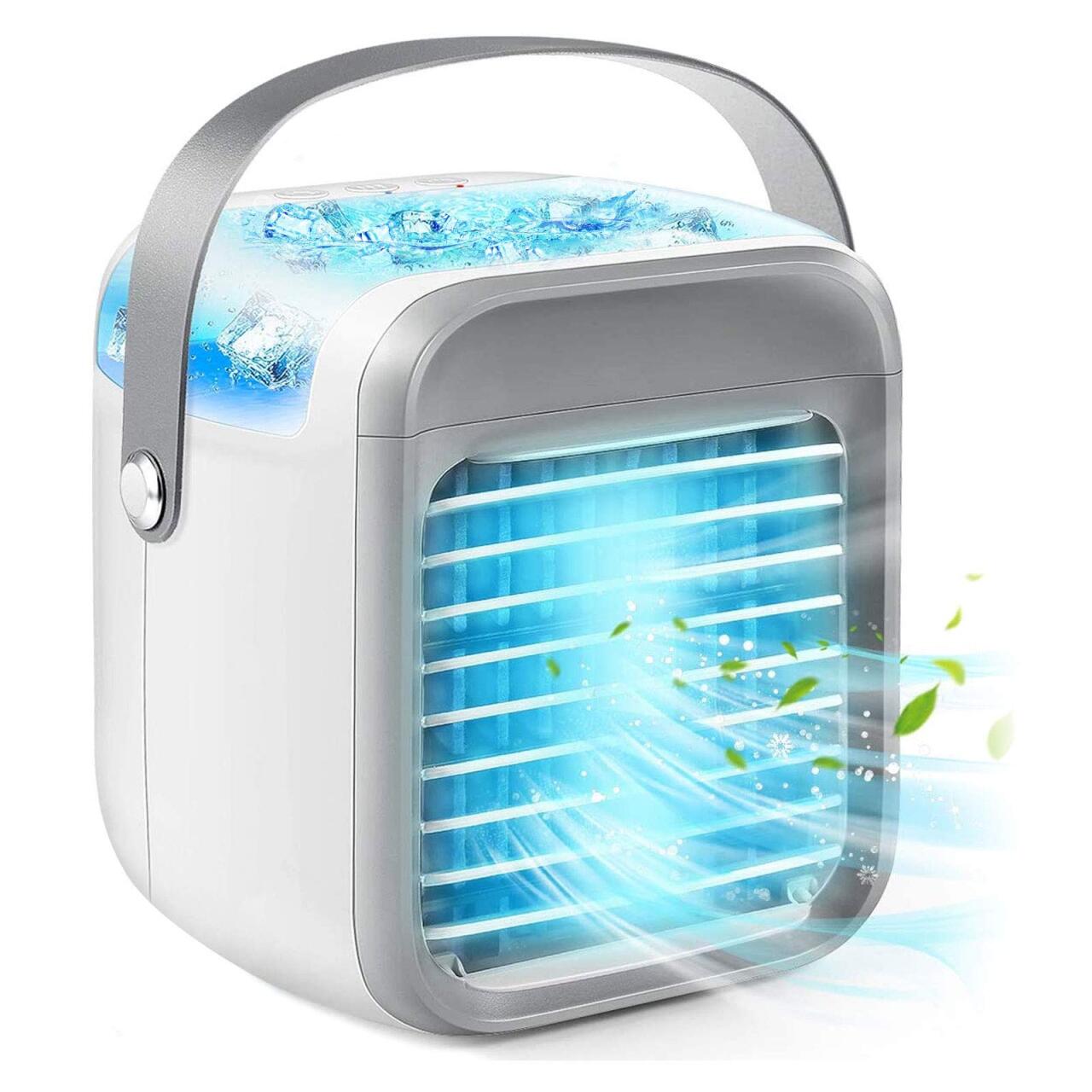 Mini Climatizador Evaporativo Portátil
