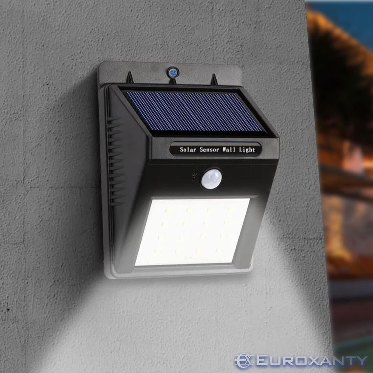 Foco Solar Sensor LED-30: Iluminação Exterior Eficiente e Ecológica