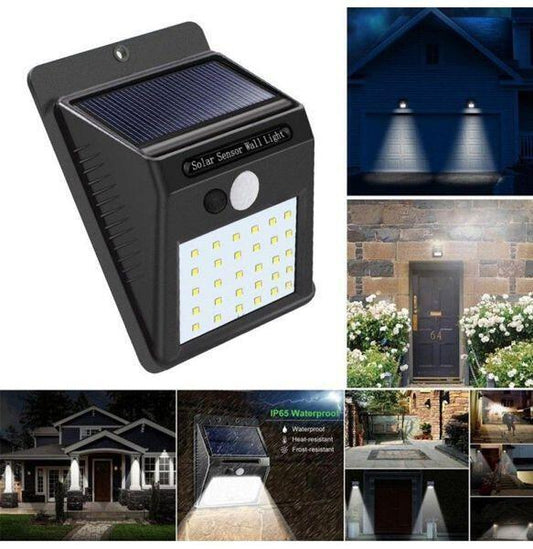 Foco Solar Sensor LED-30: Iluminação Exterior Eficiente e Ecológica